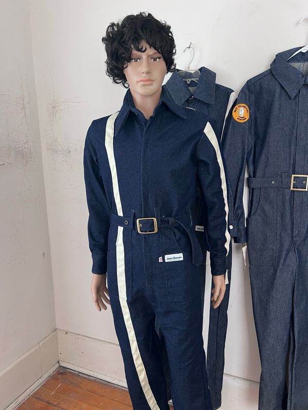 Men’s Racing Jumpsuit Denim By Anna Herman USA Small