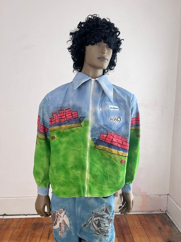 Container Ship Save The Planet Jacket L By A Herman USA