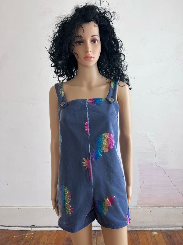 Bib Overalls Jumpsuit S  By A Herman Pineapples