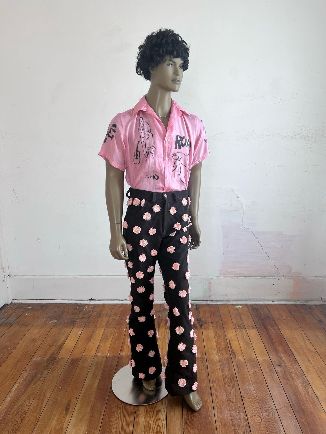 Daisy Pants Sewn On By A Herman 32 X 34