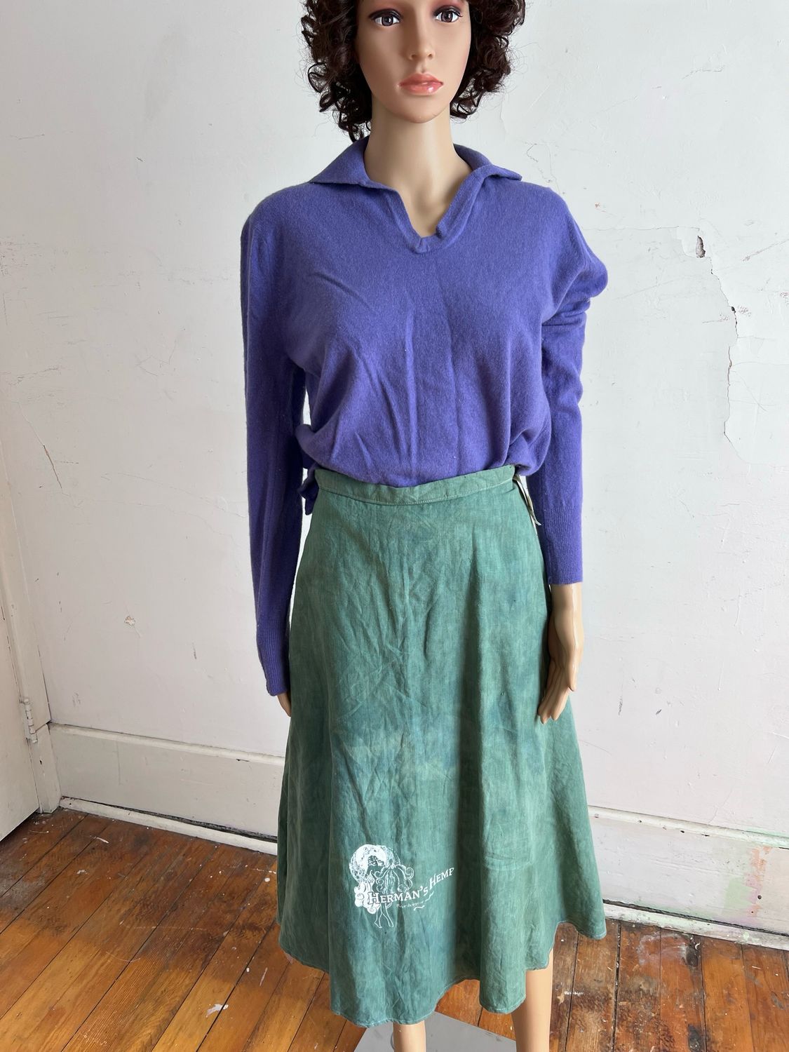 Hermans Hemp Or Nothing Skirt 28” Hand Dyed