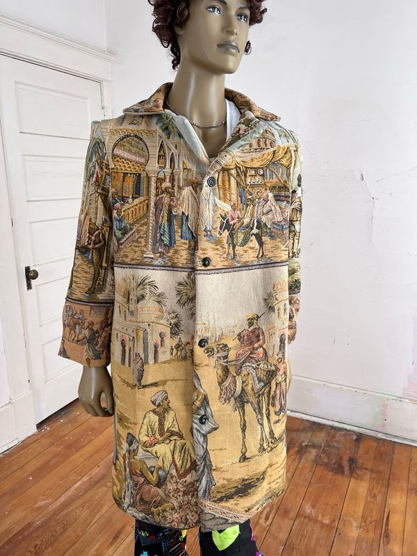 Mens Tapestry Coat L By A Hermans USA