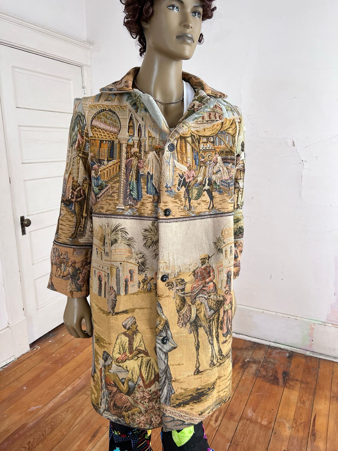 Mens Tapestry Coat L By A Hermans USA