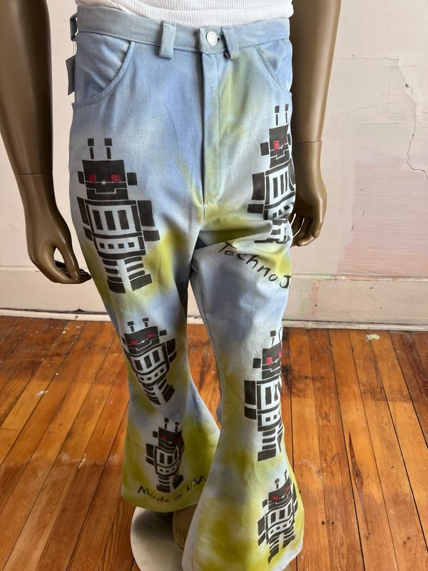Techno Junkie Robot Pants 30 X 33 Hermans Eco