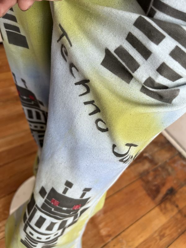 Techno Junkie Robot Pants 30 X 33 Hermans Eco