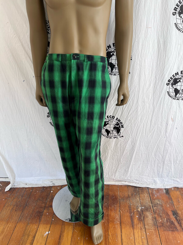 Mens Buffalo Plaid Matching Shirt Pants Hermans Eco L