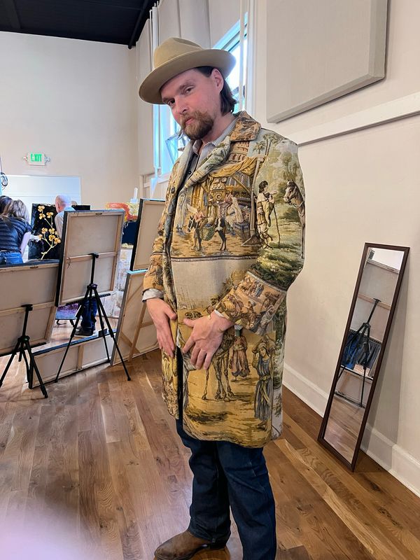 Mens Tapestry Coat L By A Hermans USA Mens Tapestry Coat L By A Hermans USA