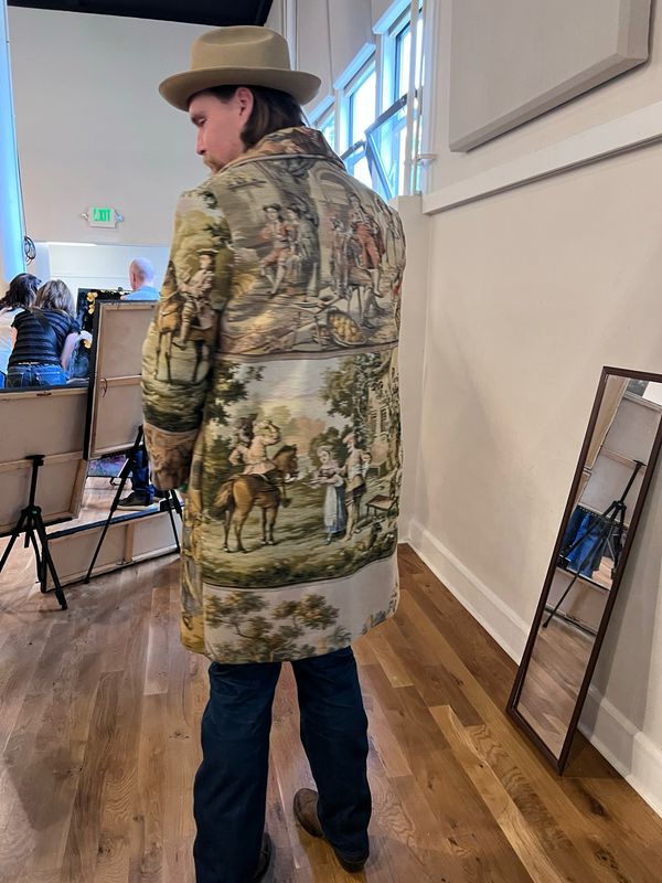 Mens Tapestry Coat L By A Hermans USA
