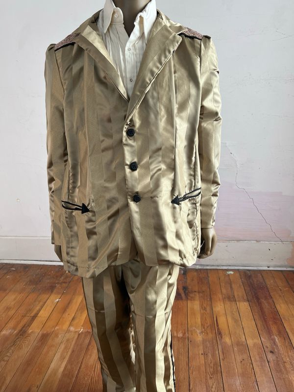 Men’s Silk Western Suit 44 36 X32 Anna Herman USA