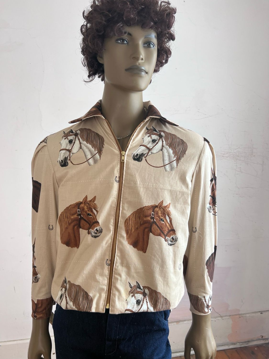 Horse Jacket Lined Med By Anna Herman USA