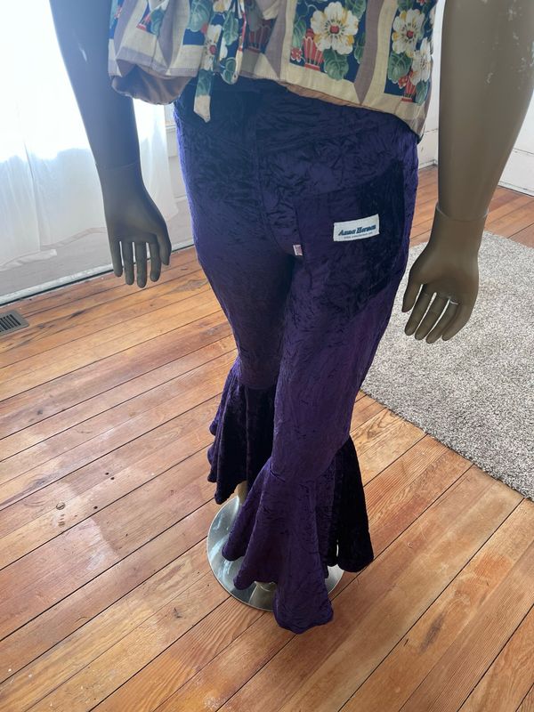 Velveteen Mens Wide Bells Pants 32 X 31 Hermans