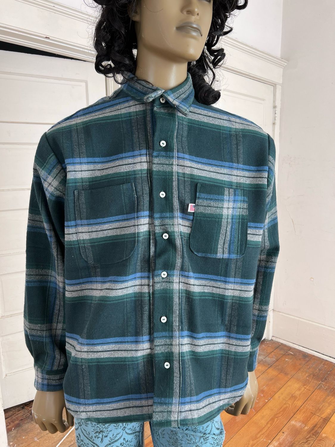 Flannel Shirt By Anna Herman USA XL