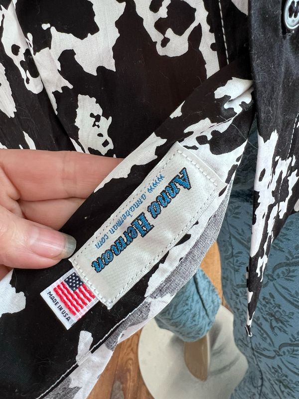 Western Shirt XL  Bib Cat Cow By A Herman USA