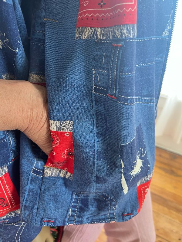 Rare Denim Mens Jacket L By A Herman USA