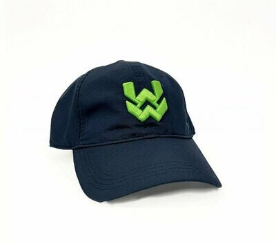 Wenatchi Wear Embroidered Lite Series Adventure Cap - Navy/Neon Green