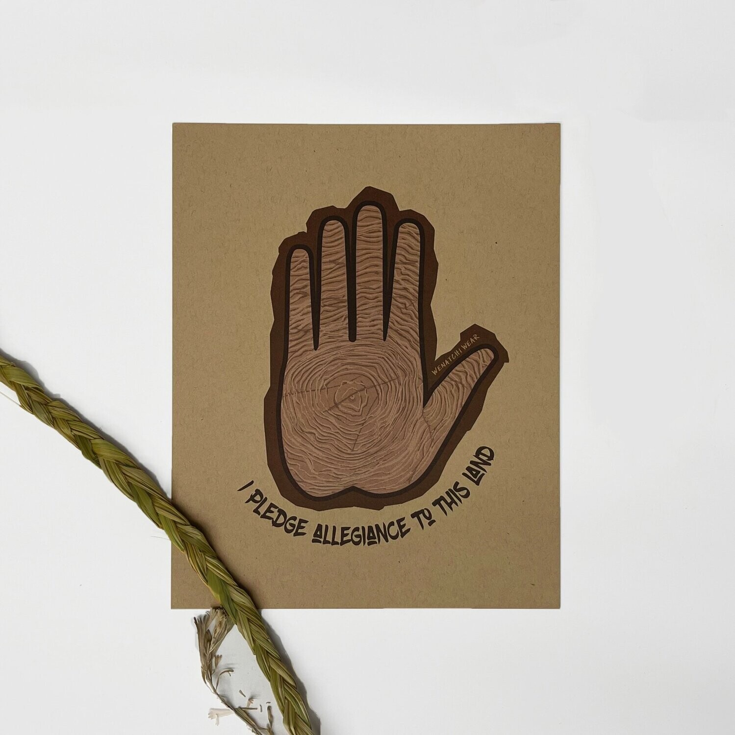 Allegiance to This Land - Art Print