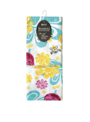Bamboo Hand & Face Spa Towels - Bee & Blossoms