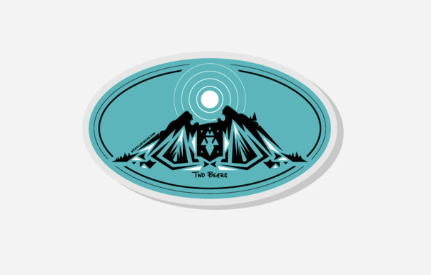 Two Bears pin