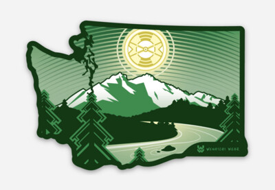 WA State - Icicle Magnet