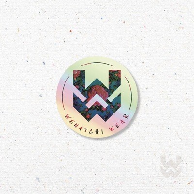 Wenatchi Wear Kokum logo Holographic Sticker