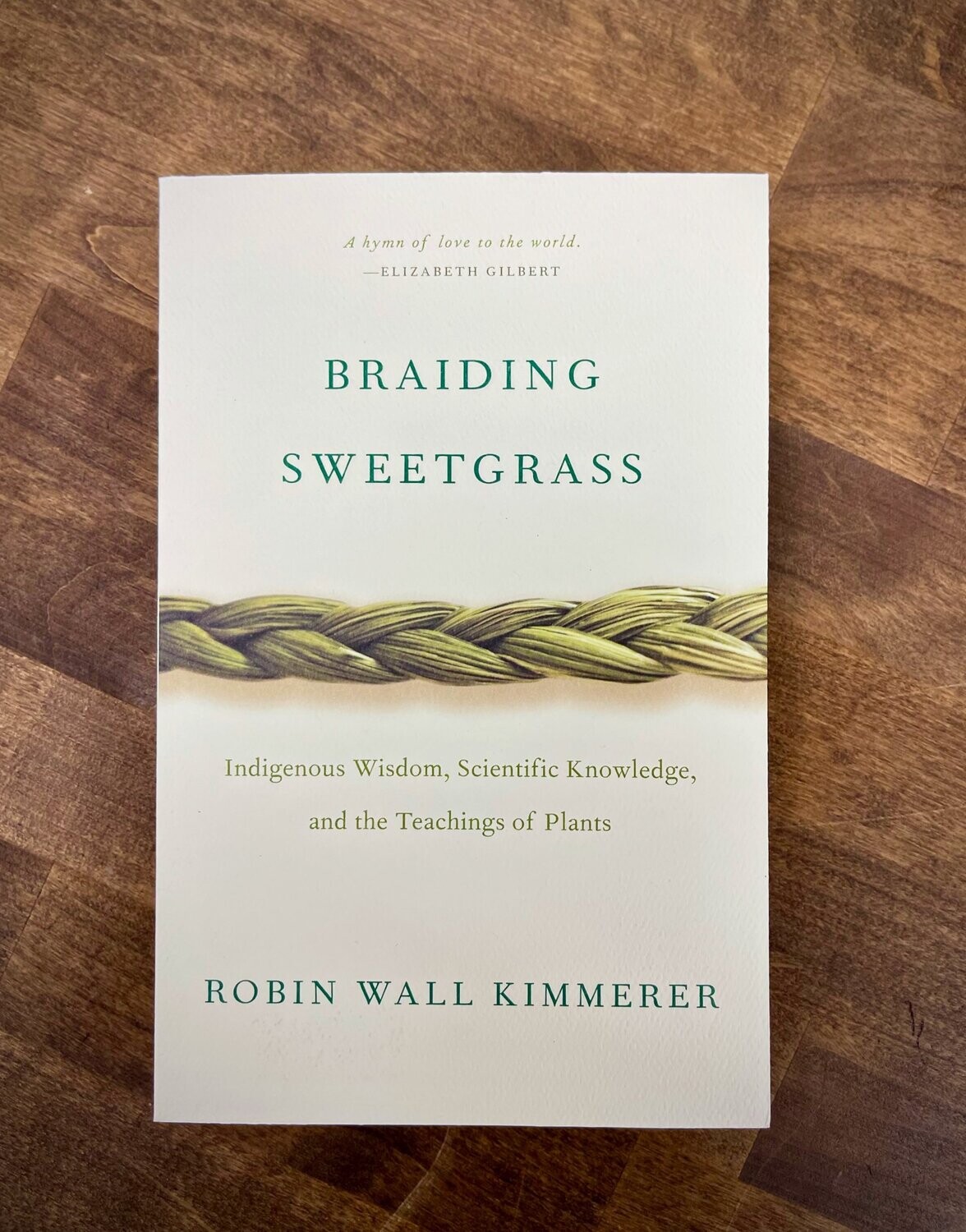 Braiding Sweetgrass Book - paperback