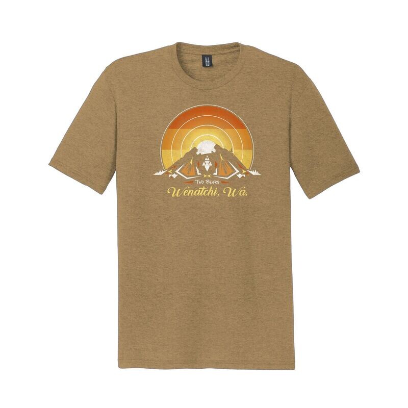 Two Bears T-Shirt - Coyote Brown