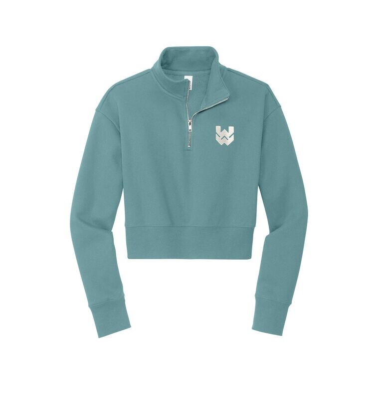 Wenatchi Wear Fleece 1/2 Zip Pullover - Teal