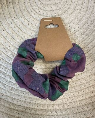 Huckleberry purple scrunchie