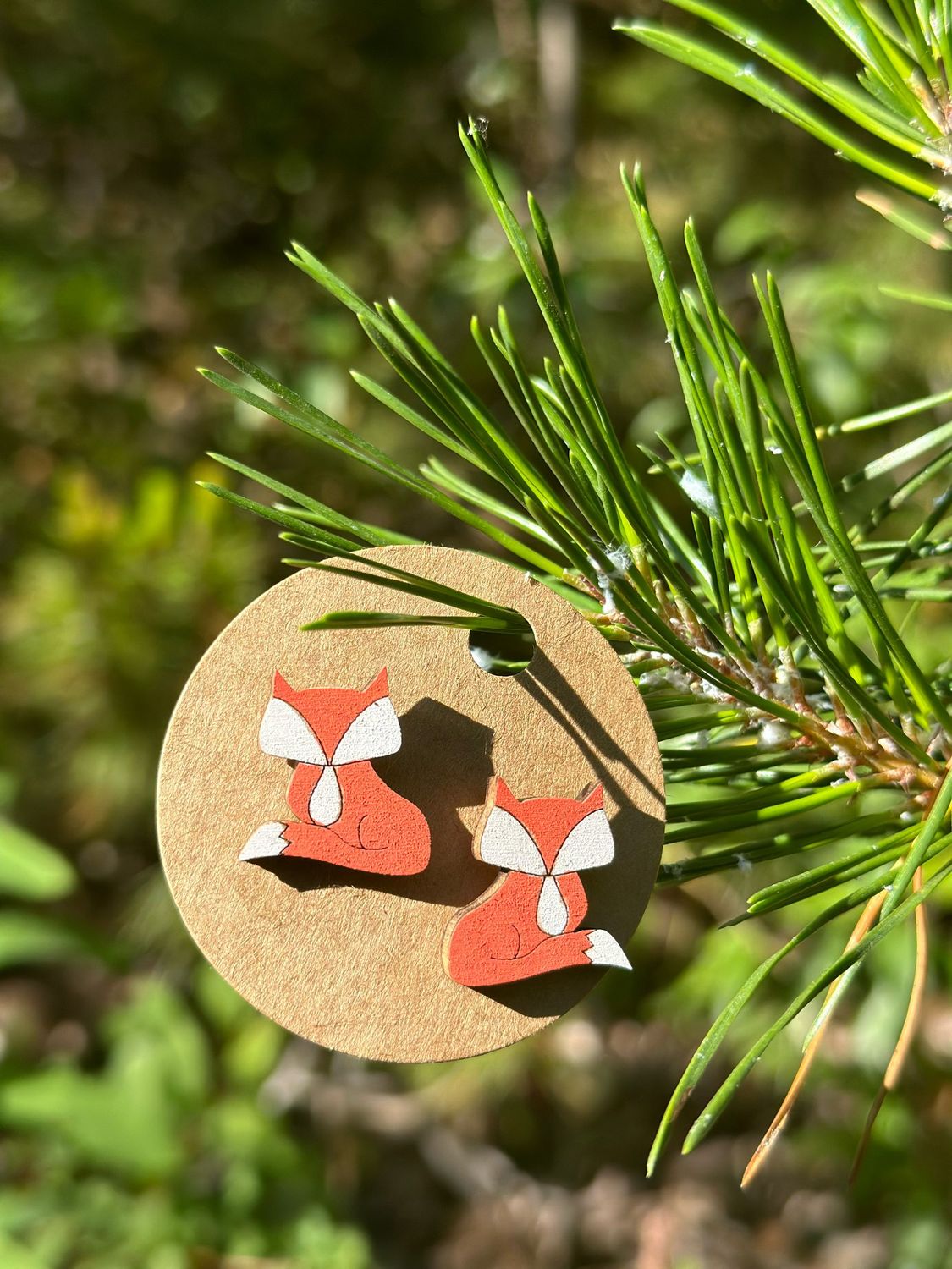 Fox earrings