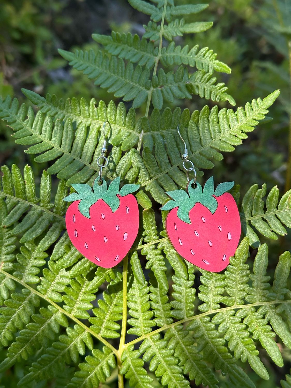 Strawberry earrings