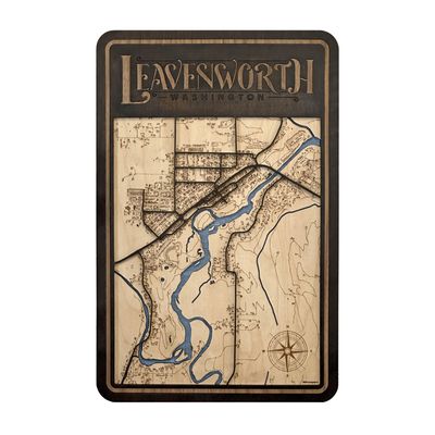 Leavenworth Map - Layered