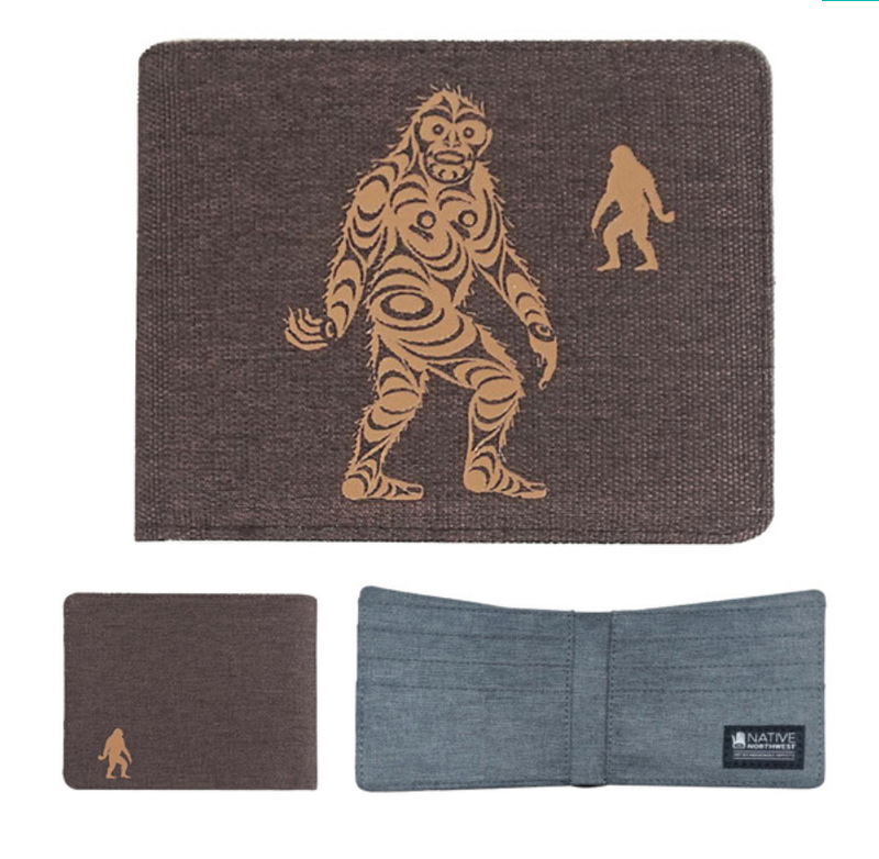 Crosshatch Wallet - Sasquatch