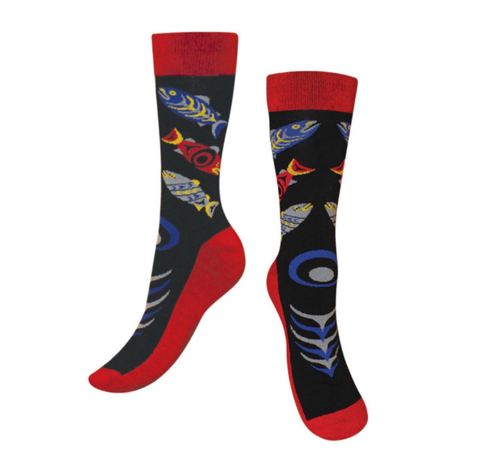Art Socks - Salmon in the Wild