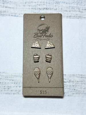 Christmas stud earring - 3 pack