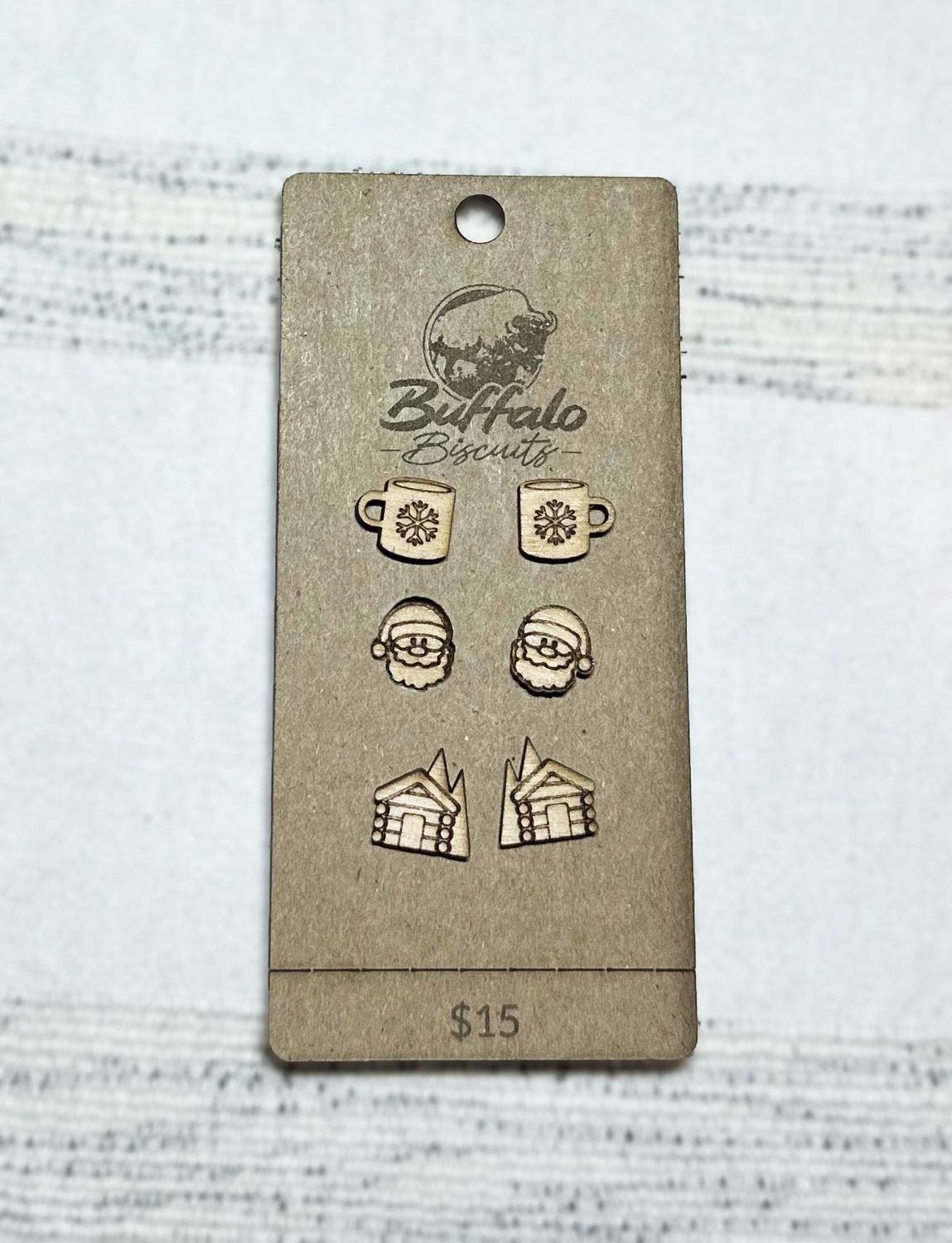 Christmas stud earring - 3 pack