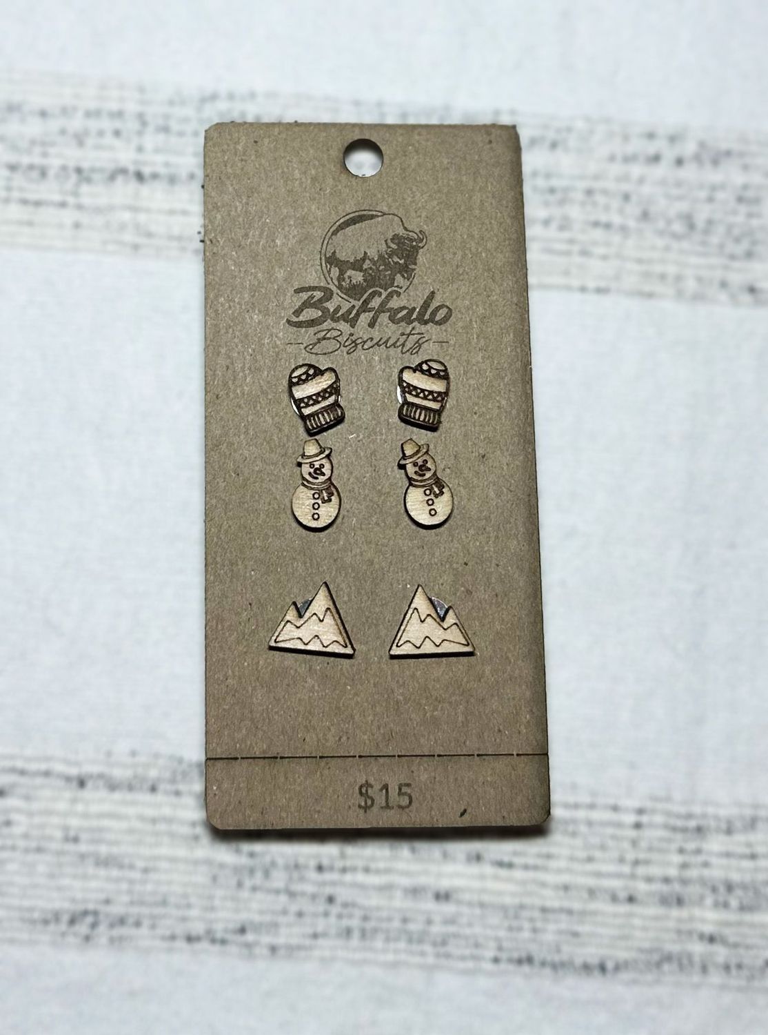 Christmas stud earring - 3 pack