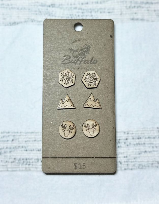 Christmas stud earring - 3 pack Christmas stud earring - 3 pack