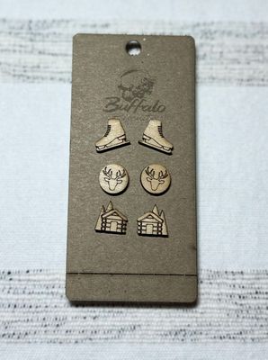 Christmas stud earring - 3 pack Christmas stud earring - 3 pack