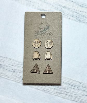 Christmas stud earring - 3 pack Christmas stud earring - 3 pack