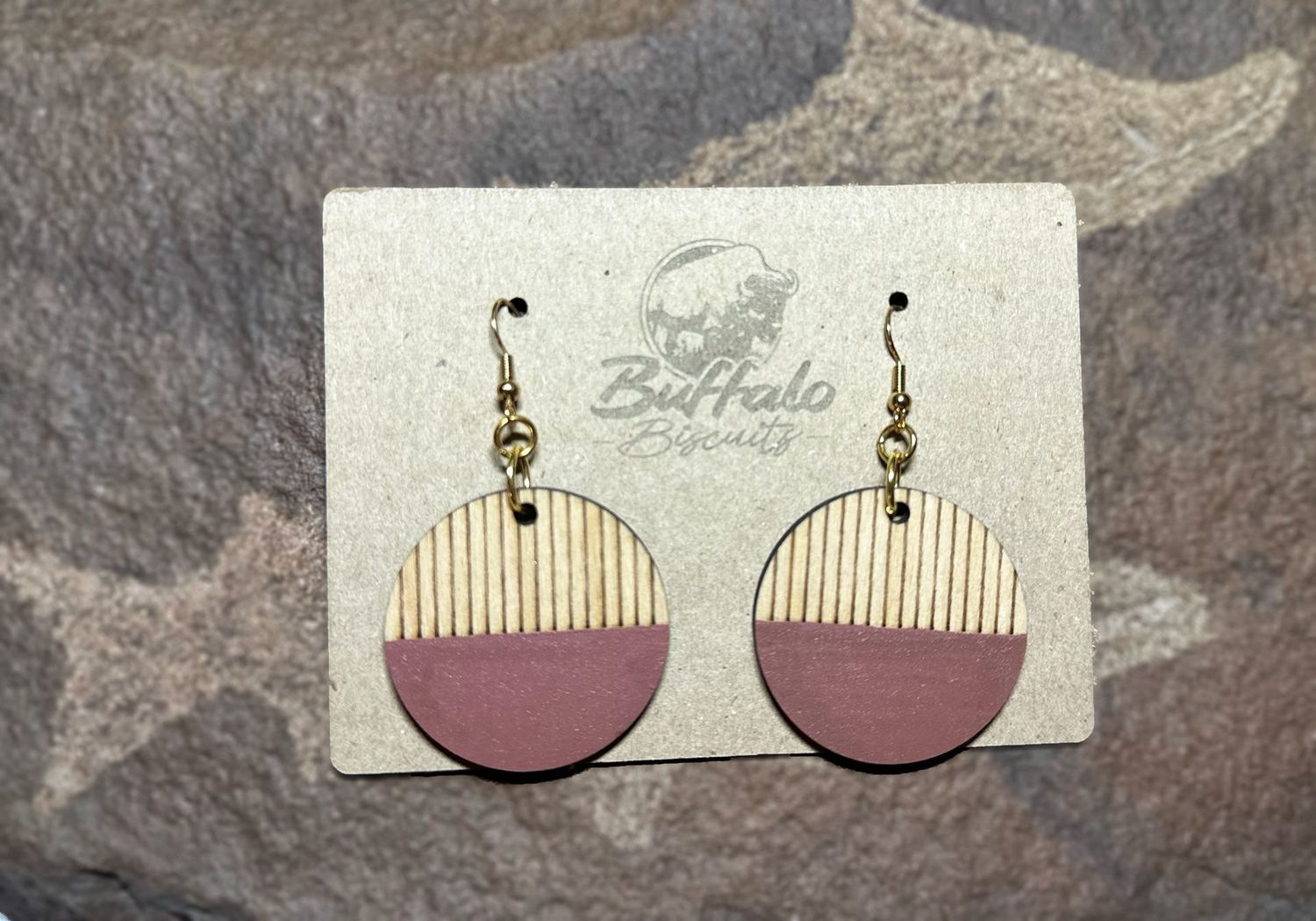 Circle geo earrings - p̓um