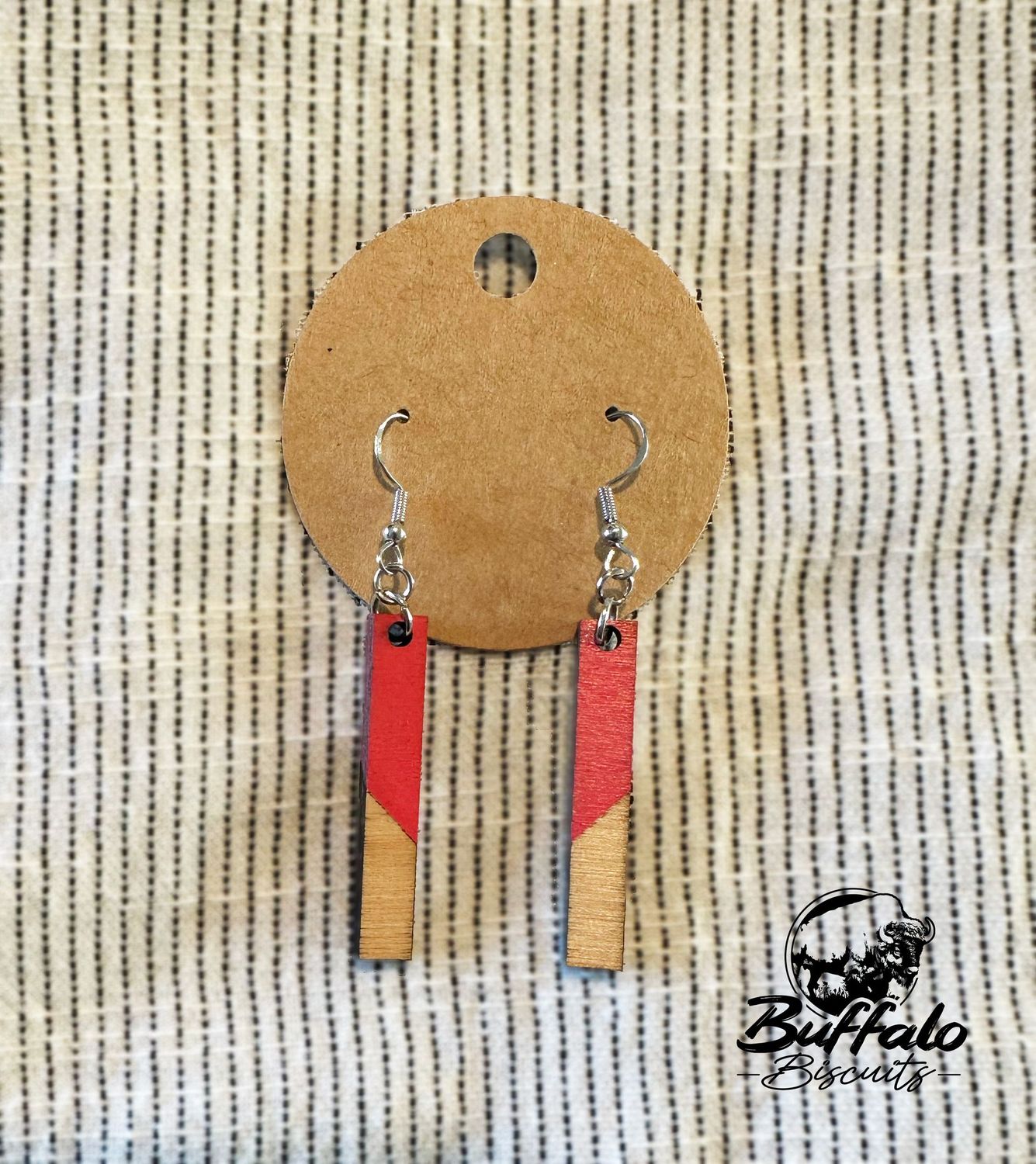 Dangle earrings - Red -