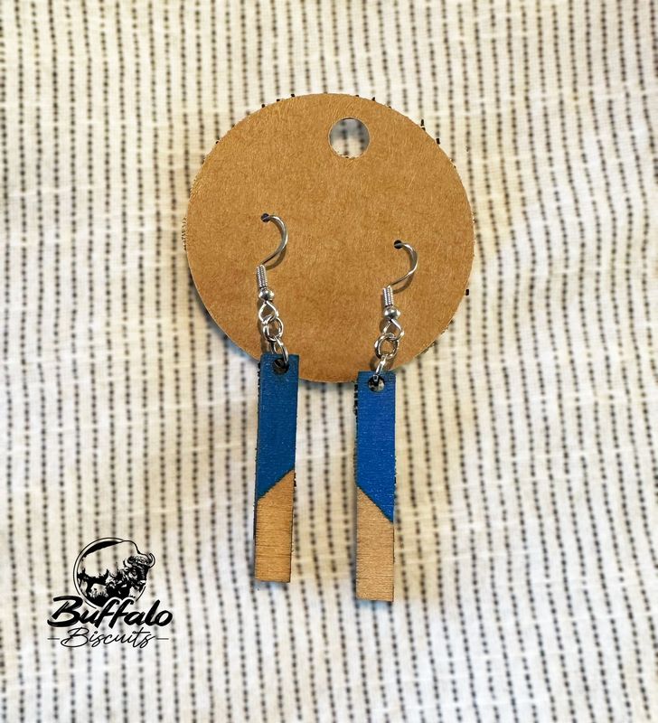 Dangle earrings - Blue Dangle earrings - Blue