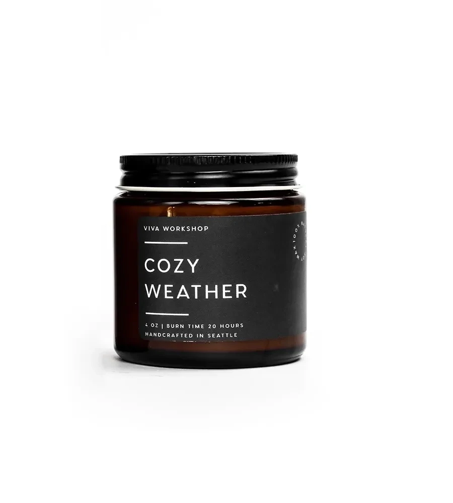 Viva Workshop Soy Candles - 4 oz. Cozy Weather Viva Workshop Soy Candles - 4 oz. Cozy Weather