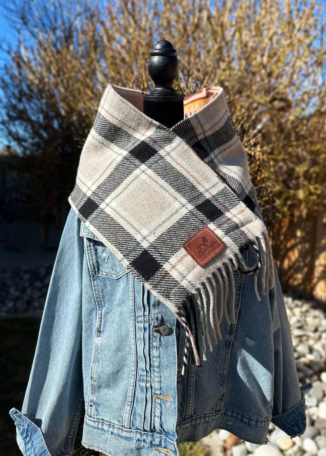 Wool/fleece cowl - tan/tan Wool/fleece cowl - tan/tan