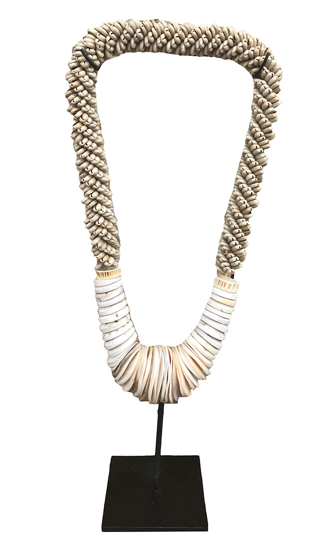 Orange Slice Shell Necklace