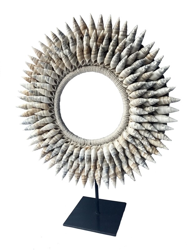 Spiked Shell Necklace Decor 