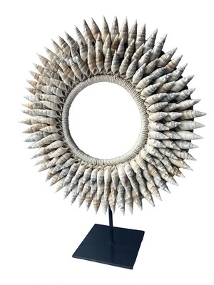 Spiked Shell Necklace Decor 