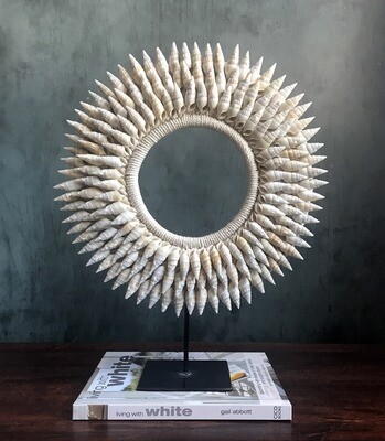 Spiked Shell Necklace Decor 