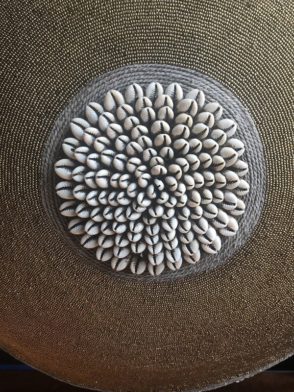 Gold Beaded Shield