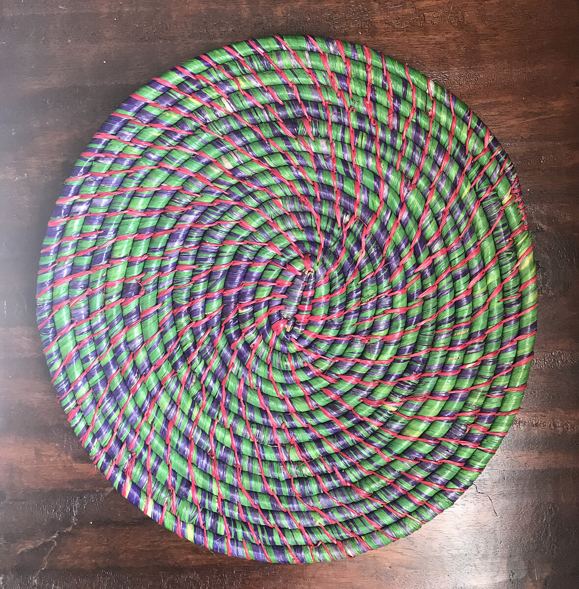 Woven Mat from Liberia - Multi